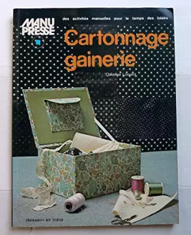 Couverture du produit · Cartonnage, gainerie