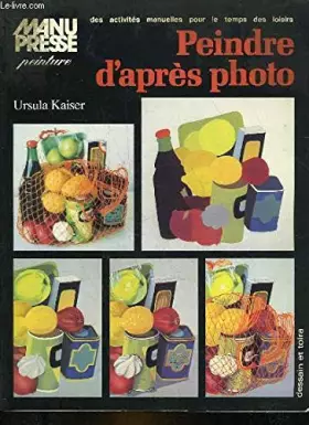 Couverture du produit · Peindre d'après photo