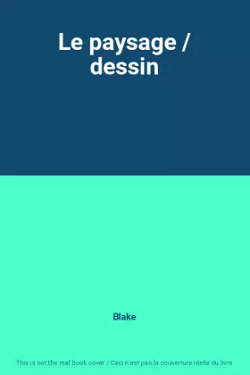 Couverture du produit · Le paysage / dessin
