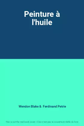 Couverture du produit · Peinture à l'huile
