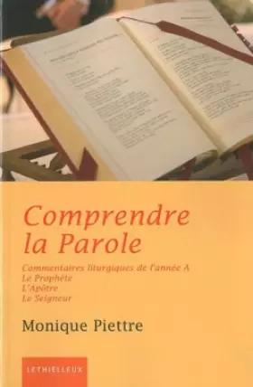 Couverture du produit · Comprendre la Parole