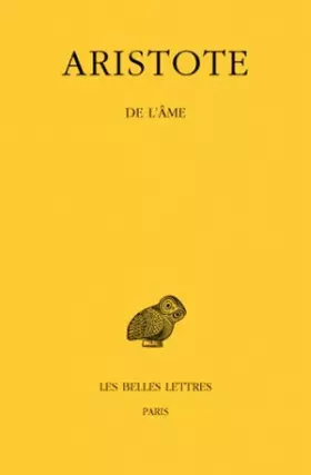 Couverture du produit · Aristote. De l'âme