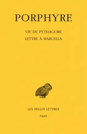Couverture du produit · Vie de Pythagore - Lettre à Marcella