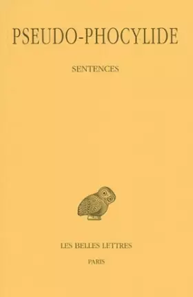 Couverture du produit · Sentences
