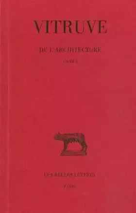 Couverture du produit · De l' Architecture. Livre I
