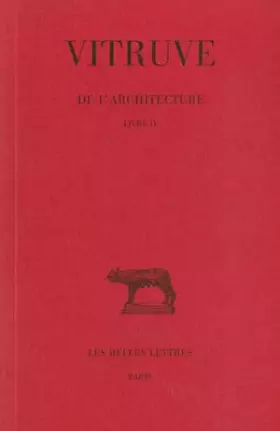 Couverture du produit · De l' Architecture. Livre IV