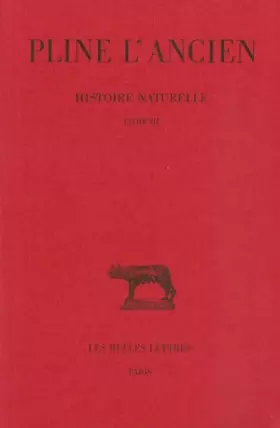 Couverture du produit · Histoire naturelle, livre III