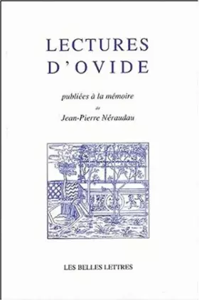 Couverture du produit · Lectures d'Ovide