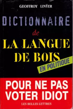 Couverture du produit · DICTIONNAIRE LANGUE DE BOIS