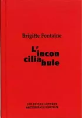 Couverture du produit · L'inconciliabule