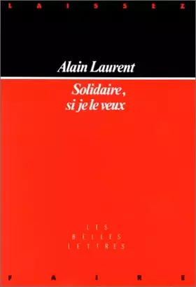 Couverture du produit · SOLIDAIRE SI JE LE VEUX