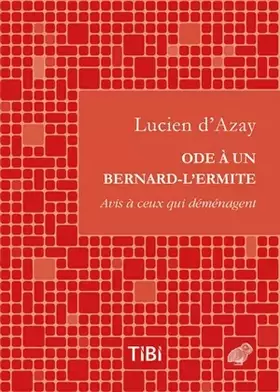 Couverture du produit · Ode à un bernard-l'ermite: Avis à ceux qui déménagent