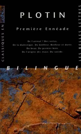 Couverture du produit · Première Ennéade