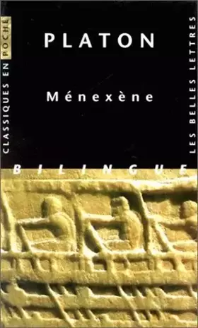 Couverture du produit · Ménexène, édition bilingue