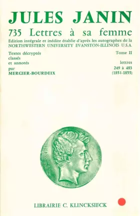Couverture du produit · 735 lettres a sa femme. t2