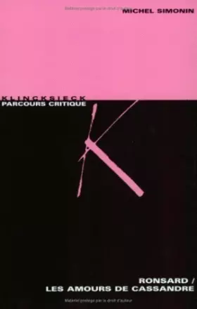 Couverture du produit · Ronsard, Les amours de Cassandre