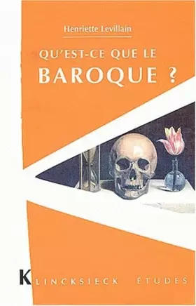Couverture du produit · Qu'est-ce que le baroque ?