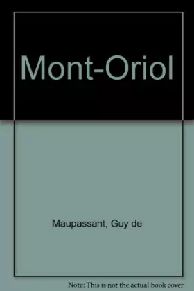 Couverture du produit · Mont-Oriol