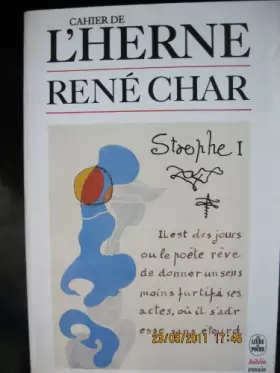 Couverture du produit · René Char