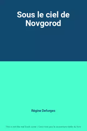 Couverture du produit · Sous le ciel de Novgorod