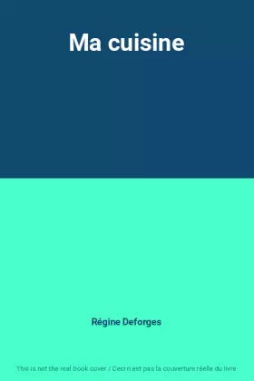 Couverture du produit · Ma cuisine