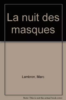 Couverture du produit · La Nuit des masques