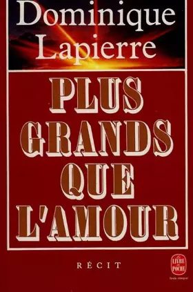 Couverture du produit · Plus grands que l'amour