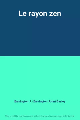 Couverture du produit · Le rayon zen