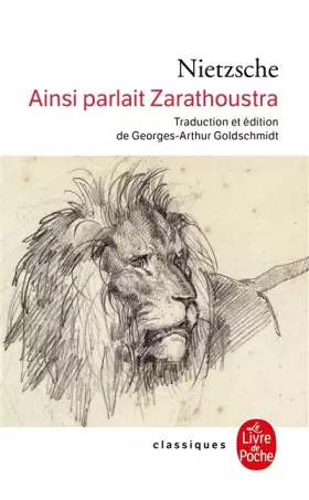 Couverture du produit · Ainsi parlait Zarathoustra