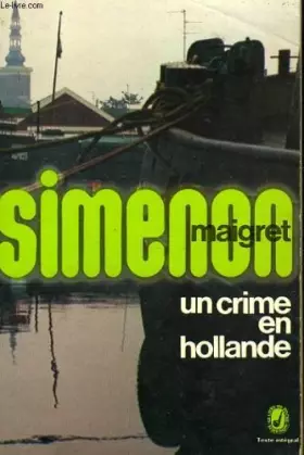Couverture du produit · Un crime en Hollande