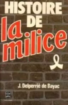 Couverture du produit · Histoire de la milice