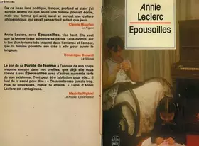 Couverture du produit · Epousailles