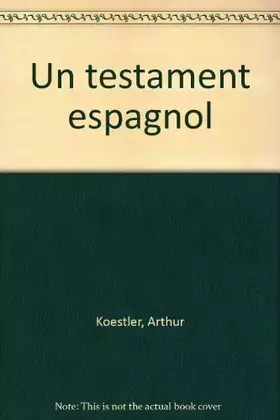 Couverture du produit · Un Testament espagnol