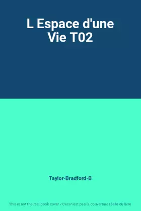 Couverture du produit · L Espace d'une Vie T02