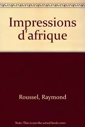 Couverture du produit · Impressions d'Afrique