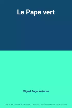 Couverture du produit · Le Pape vert