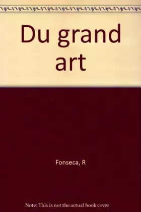 Couverture du produit · Du grand art