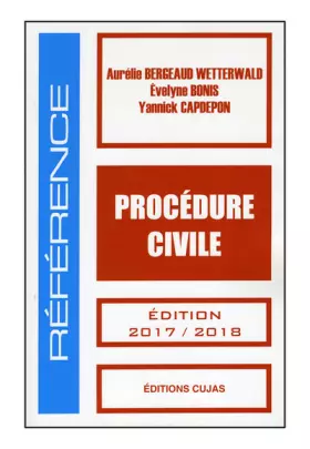Couverture du produit · Procédure civile