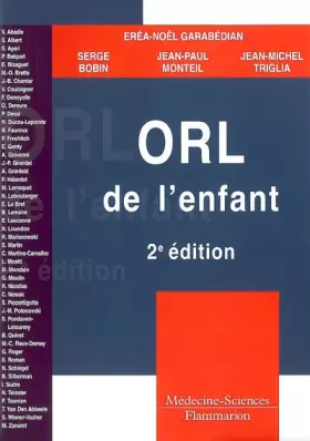 Couverture du produit · ORL de l'enfant