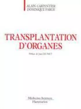 Couverture du produit · Transplantation d'organes