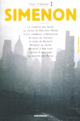 Couverture du produit · Tout Simenon, tome 1