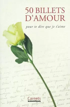 Couverture du produit · 50 billets pour te dire que je t'aime