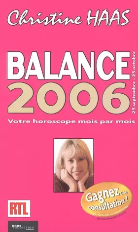 Couverture du produit · Balance : 23 Septembre 23 octobre
