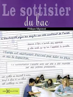 Couverture du produit · Le sottisier du bac