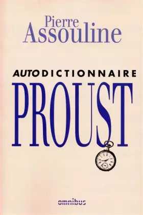 Couverture du produit · Autodictionnaire Proust