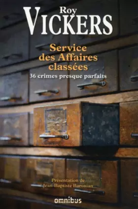 Couverture du produit · Service des Affaires classées