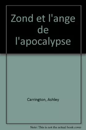 Couverture du produit · Zond et l'ange de l'apocalypse