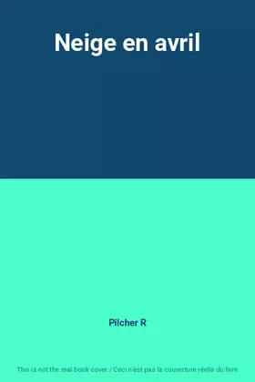 Couverture du produit · Neige en avril