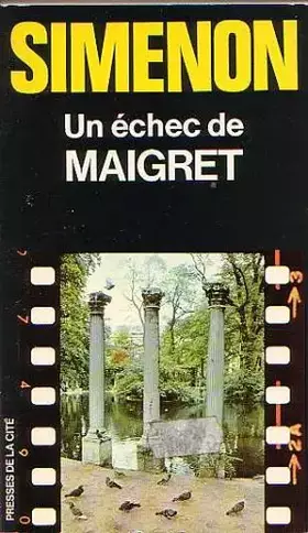 Couverture du produit · Un échec de Maigret