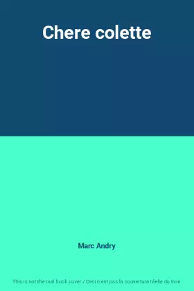 Couverture du produit · Chere colette
